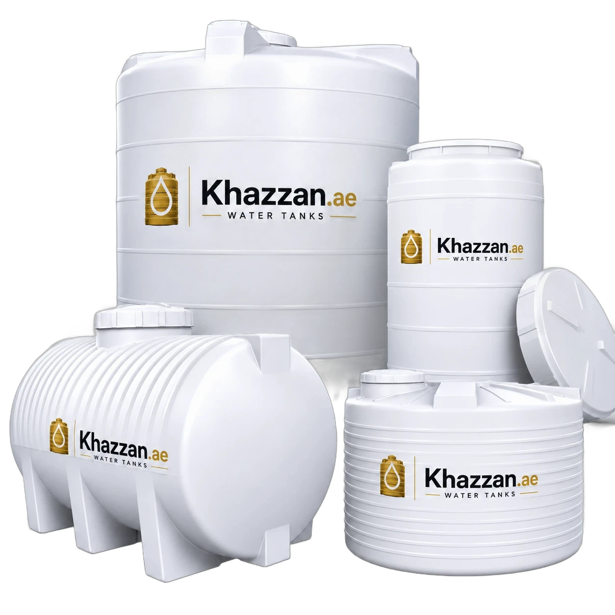 KHAZAAN Water Tanks UAE - Vertical, Horizontal and Underground Tanks